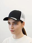 Бейсболка FLEXFIT арт. 6606T (черный / белый)